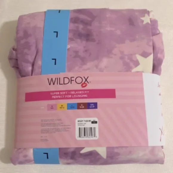 WILDFOX Women's Super Soft, Relaxed Sweatshirt & Shorts Lounge Set Size L - Picture 3 of 5